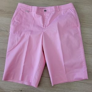 Ralph Lauren LRL Shorts Pink Women's 10 Bremuda Short Cotton Stretch Nice